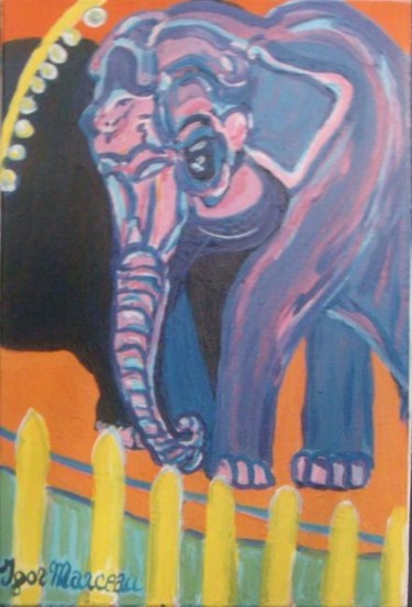 l'elephant rose du cirque Gruss
